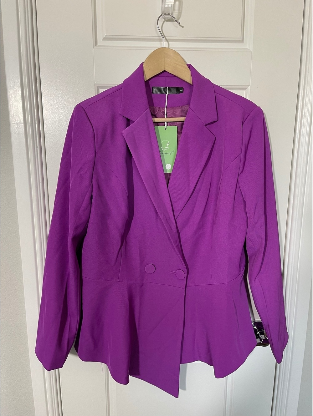 Women’s Suits Jacket Size LG Purple Blazer W433 W434